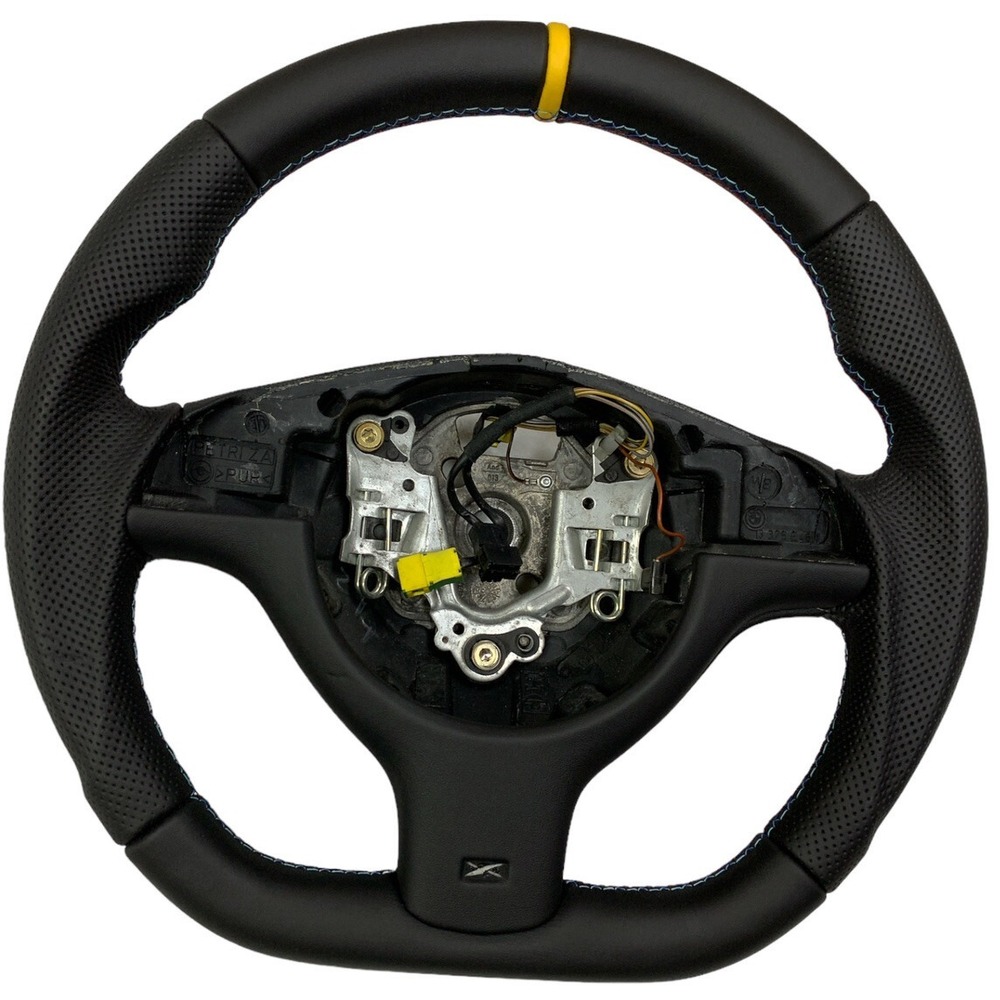 Steering Wheel by DaFox No Front Panel with Yellow Strip and Flat Bottom